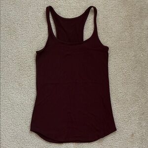 Lululemon Maroon Burgundy Tank Top